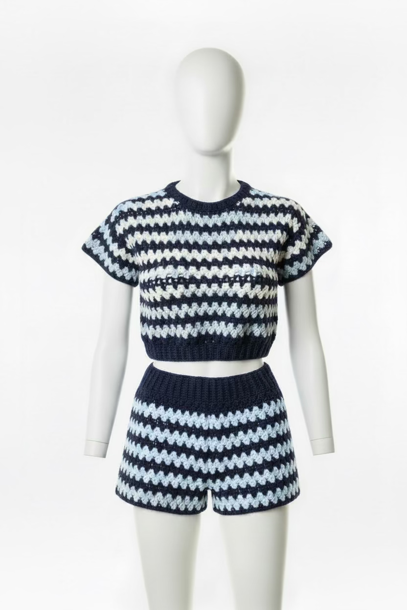 two piece short set