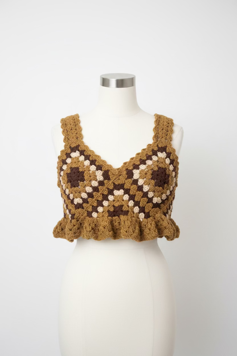 granny square top