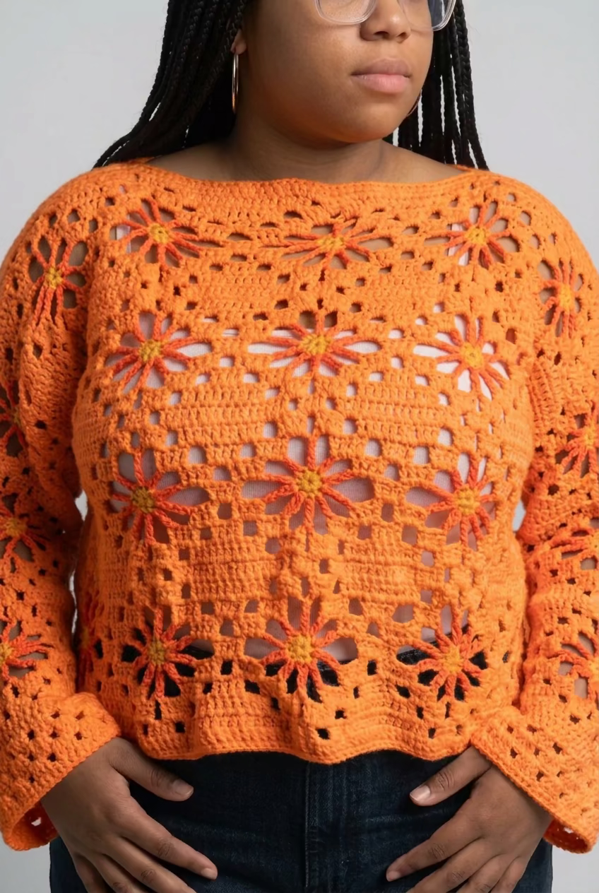 flower sweater