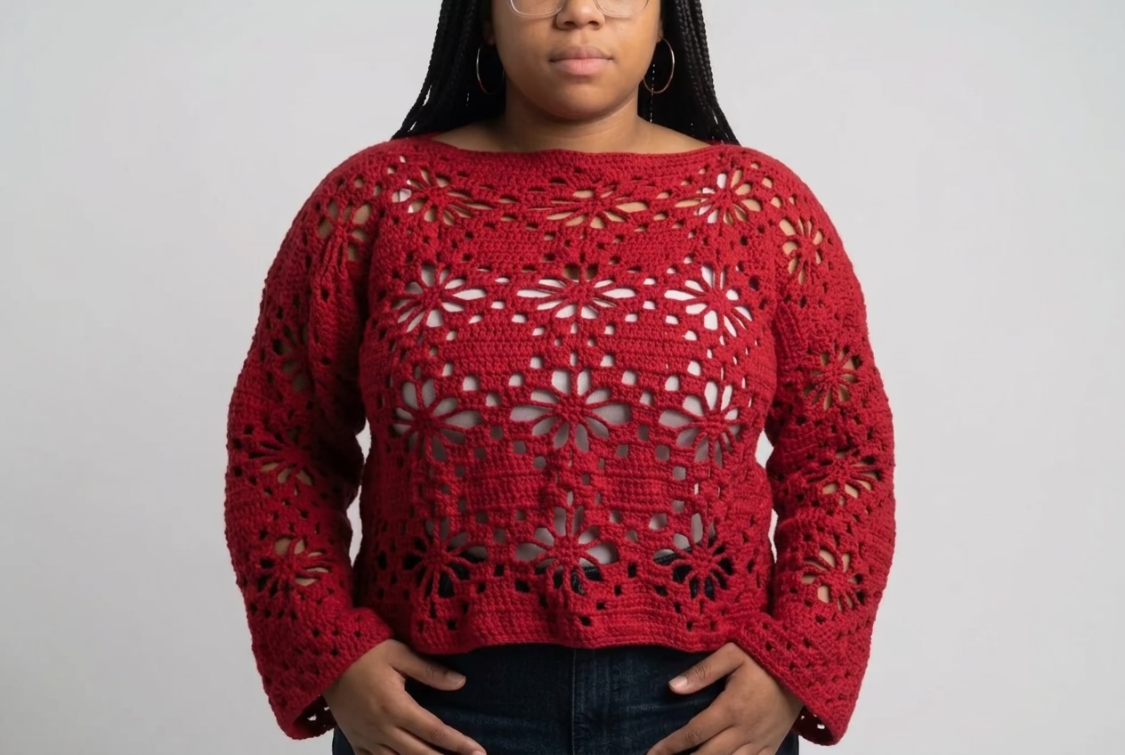 flower sweater