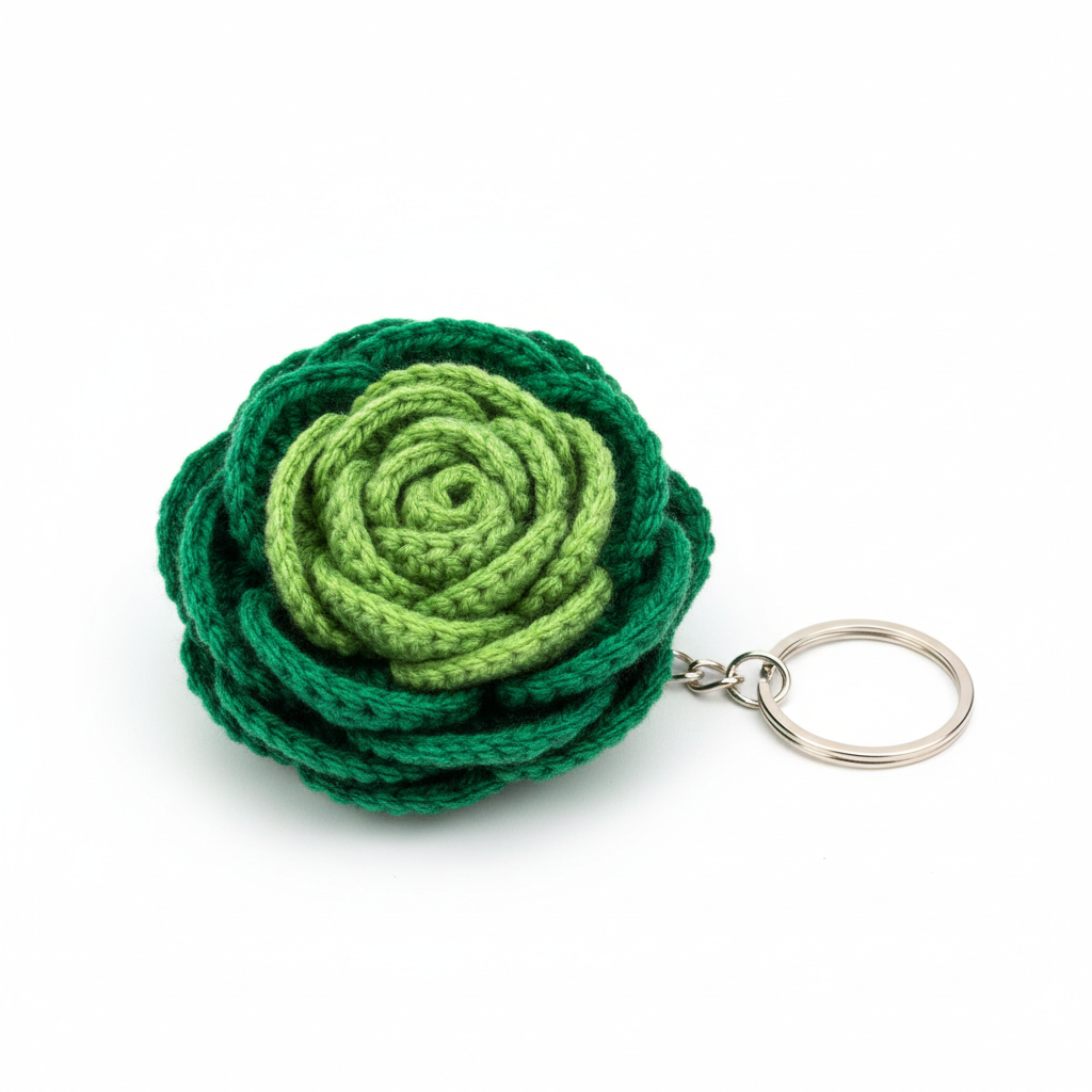 rose keychain