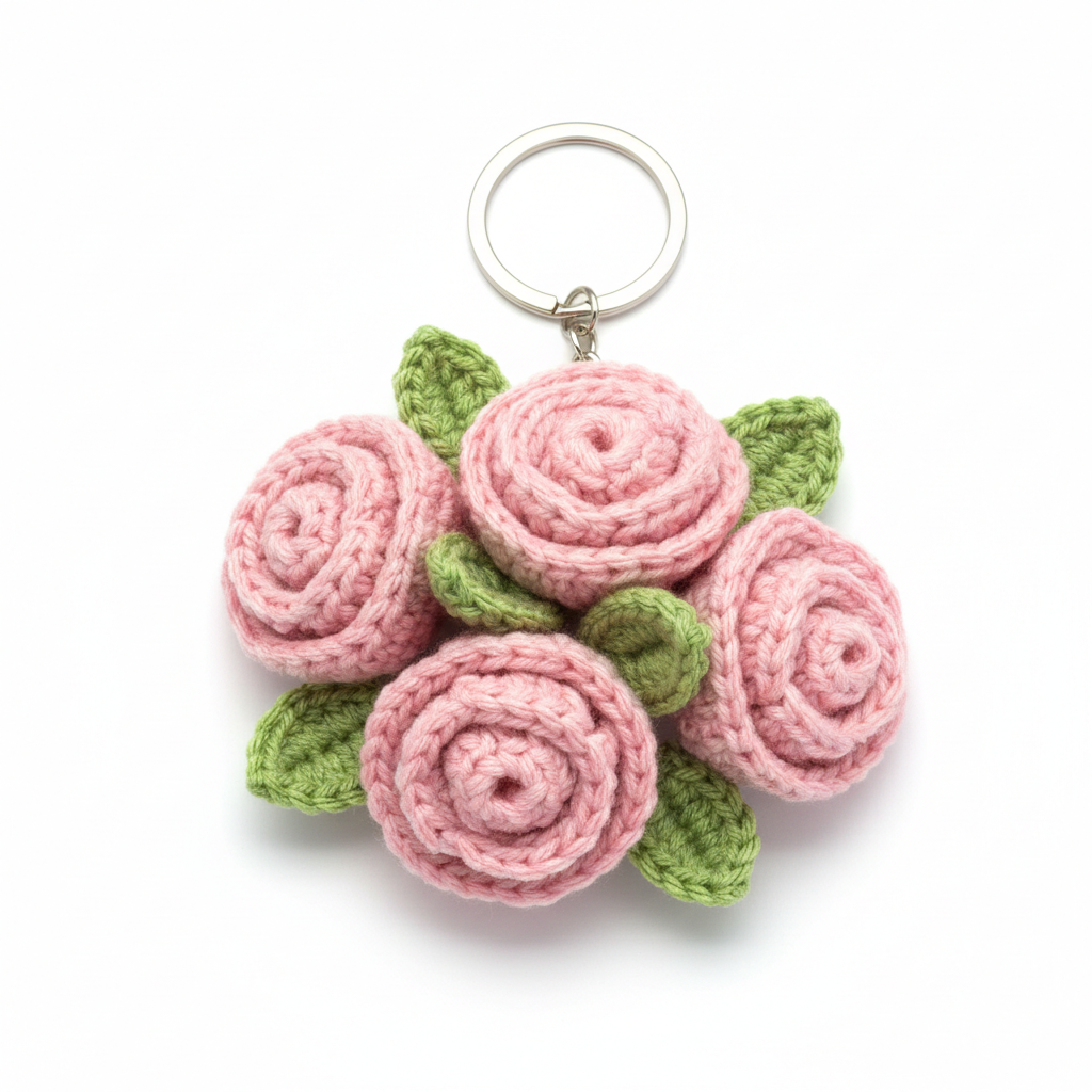 rose keychain
