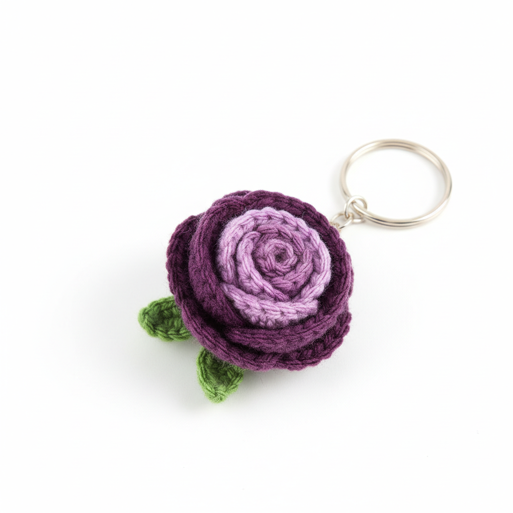 rose keychain